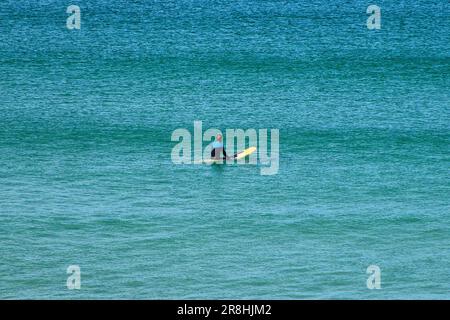 Sonniges St. Ives im Oktober Stockfoto
