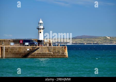 Sonniges St. Ives im Oktober Stockfoto