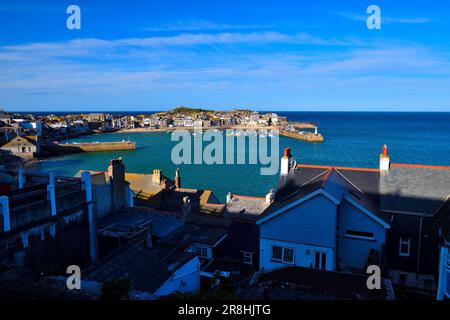 Sonniges St. Ives im Oktober Stockfoto