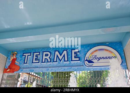 Therme von Bognanco. Provinz Verbania. Piemont. Italien Stockfoto