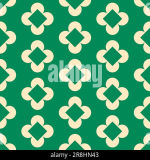 Orientalisches Geometrisches Muster Im Retro-Look Stock Vektor