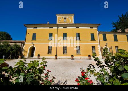 Il Mosnel Cellars. Camignone Di Passirano. Franciacorta. Lombardei. Italien Stockfoto