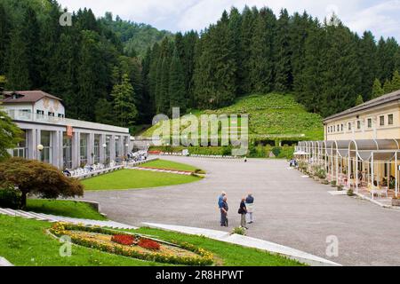 Recoaro Terme. Therme Stockfoto