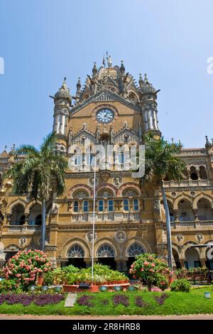 Victoria Station Chhatrapati Shivaji Terminus. Mumbai. Indien Stockfoto