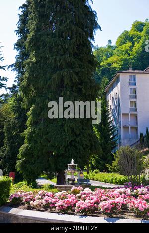 Therme von Bognanco. Provinz Verbania. Piemont. Italien Stockfoto