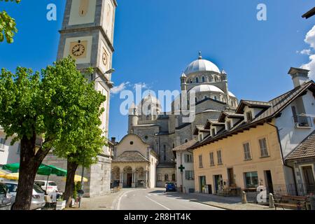 Madonna Del Sangue Sanctuary. Betreff. Vigezzo Valley. Piemont. Italien Stockfoto