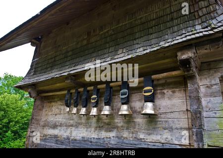 Traditionelles Haus. Ballenberg-Museum. Hofstetten. Die Schweiz Stockfoto