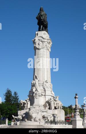 Praca Marques De Pombal. Lissabon. Portugal Stockfoto