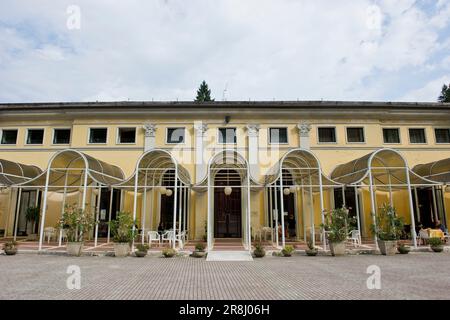 Recoaro Terme. Therme Stockfoto
