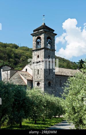 Italien. Lombardei. Colico. Santa Maria Di Piona-Komplex Stockfoto