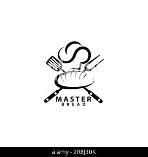 Bestes Logo für ein Restaurant oder einen Fast-Food-Shop Stock Vektor