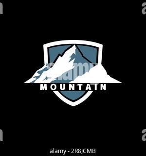 Design-Vorlage für das Mountain Icon-Logo Stock Vektor
