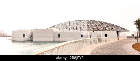 Louvre Museum, Al Saadiyet Island, Abu Dhabi, VAE Stockfoto