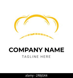 Modernes Restaurant-Logo-Design Stock Vektor