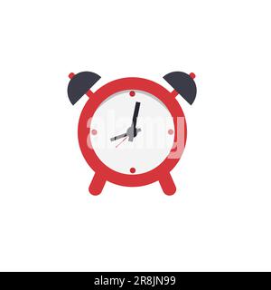 Roter Alarm clock Stock Vektor