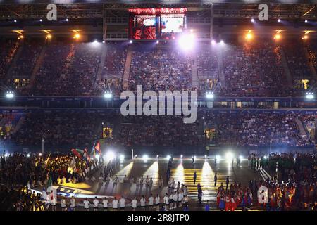 21. Juni 2023, Krakau, Malopolska, Polen: Eröffnungszeremonie der europäischen Spiele 2023 in Krakau, Polen (Kreditbild: © Mickael Chavet/ZUMA Press Wire) – NUR REDAKTIONELLE VERWENDUNG! Nicht für den kommerziellen GEBRAUCH! Stockfoto