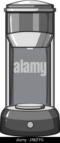 Aromakapsel Kaffeekocher Cartoon-Vektordarstellung Stock Vektor