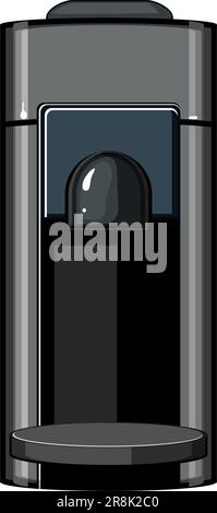Vektordarstellung für Espresso-Kapsel-Kaffeemaschine Stock Vektor