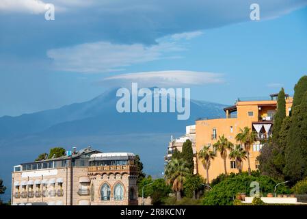 Stadt Taormina - Italien Stockfoto