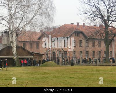 Konzentrationslager - auschwitz Birkenay Stockfoto