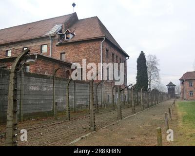 Konzentrationslager - auschwitz Birkenay Stockfoto