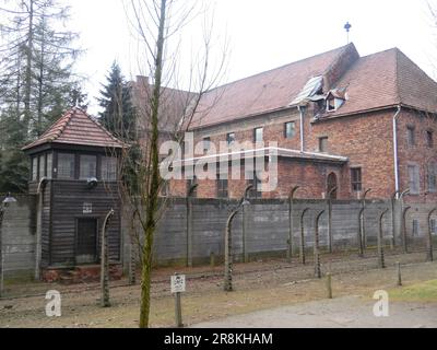 Konzentrationslager - auschwitz Birkenay Stockfoto