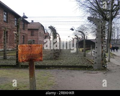 Konzentrationslager - auschwitz Birkenay Stockfoto