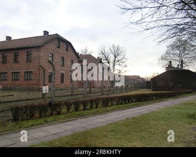 Konzentrationslager - auschwitz Birkenay Stockfoto