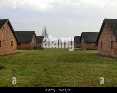 Konzentrationslager - auschwitz Birkenay Stockfoto