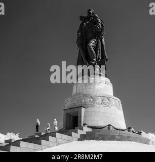 Sowjetisches Ehrenmal, Treptower Park, Berlin Stockfoto