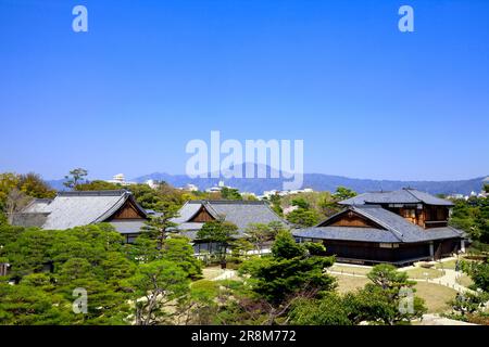 Honmaru Goten vom Schloss Nijo Stockfoto