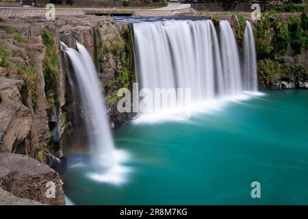 Harajiri kein Taki-Wasserfall Stockfoto