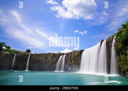 Harajiri kein Taki-Wasserfall Stockfoto