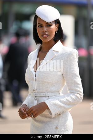 Ascot, Großbritannien. 22. Juni 2023. Sabrina Dhowre Elba besucht den dritten Tag des Royal Ascot. Kredit: Doug Peters/Alamy Live News Stockfoto