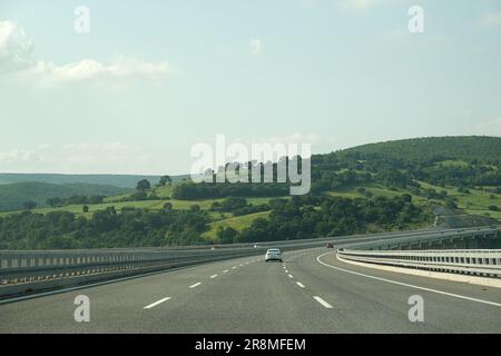 Hintergrundmaterial zur Izmir Istanbul Highway Road Stockfoto