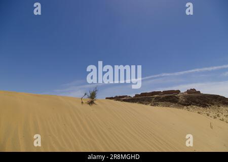 Schloss Ayaz Kala in Usbekistan Stockfoto