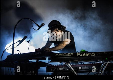 Argenta, Italien. 20. Juni 2023. Giovanni Truppi lebt in Argenta. (Foto: Carlo Vergani/Pacific Press/Sipa USA) Guthaben: SIPA USA/Alamy Live News Stockfoto