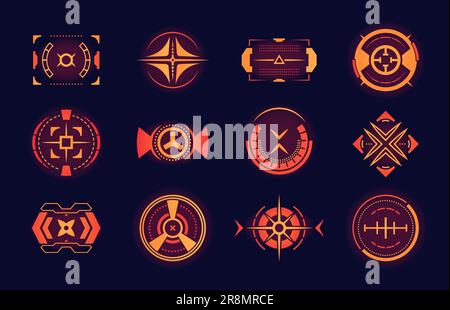 HUD-Technologiekonzept Stock Vektor