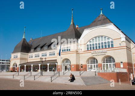 Rathaus, Kasino, Old Kursaal, Westerland, Sylt, Nordfriesien, Schleswig-Holstein, Deutschland Stockfoto