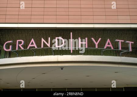 Hotel Grand Hyatt, Marlene-Dietrich-Platz, Tiergarten, Mitte, Berlin, Deutschland Stockfoto