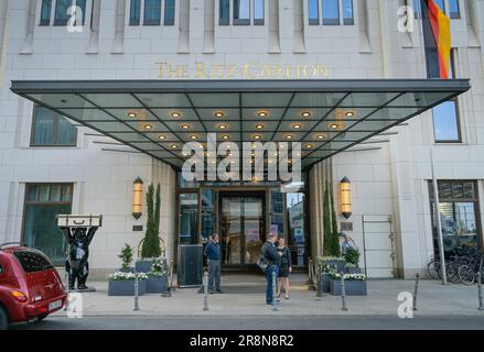 Hotel The Ritz Carlton am Potsdamer Platz, Tiergarten, Mitte, Berlin, Deutschland Stockfoto