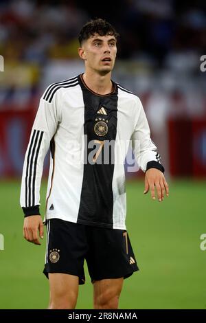 Gelsenkirchen, Fussball, Männer Länderspiel, Friendly Match Deutschland - Kolumbien 0:2 20.06.2023 Kai HAVERTZ (GER) Foto: Norbert Schmidt, Düsseldorf Stockfoto