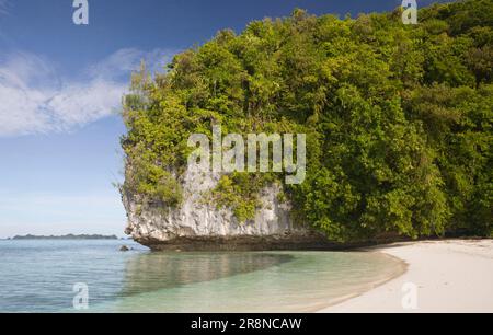 Long Beach Island, Rock Islands, Palau, Pazifik, Mikronesien Stockfoto