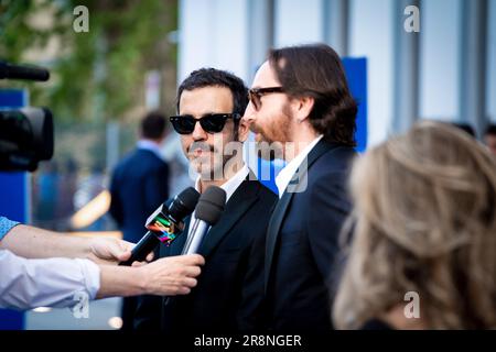 MAXXI, Rom, Italien, 20. Juni 2023, die Kandidaten von Nastri D'Argento nehmen an der Fotokonferenz im Maxxi-Museum Teil (Foto: Giovanna Onofri) Stockfoto