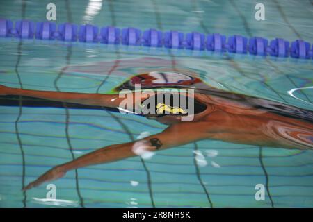 Florent Manaudou, Herren Heat 100m Freestyle während der French Elite Swimming Championships am 13. Juni 2023 in Rennes, Frankreich - Photo Laurent Lairys / DPPI Stockfoto