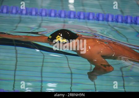 Florent Manaudou, Herren Heat 100m Freestyle während der French Elite Swimming Championships am 13. Juni 2023 in Rennes, Frankreich - Photo Laurent Lairys / DPPI Stockfoto