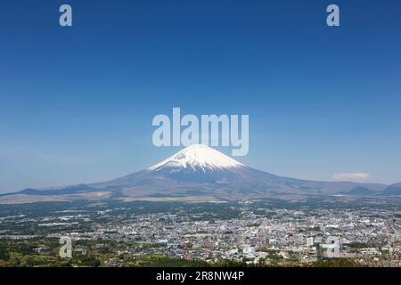 Mt. Fuji und Gotemba City Stockfoto