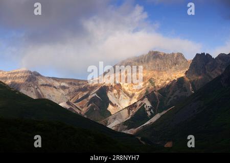 Nachglühen des Mt. Stockfoto