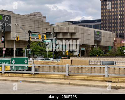 Huntington Place Convention Center in Detroit - DETROIT, USA - 10. JUNI 2023 Stockfoto