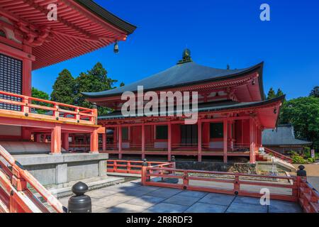 Enryakuji-Tempel auf dem Mt. Stockfoto